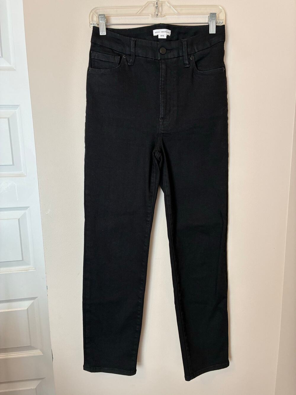 Good American Always Fits Good Legs Skinny Jeans Black165 Women's 6-12